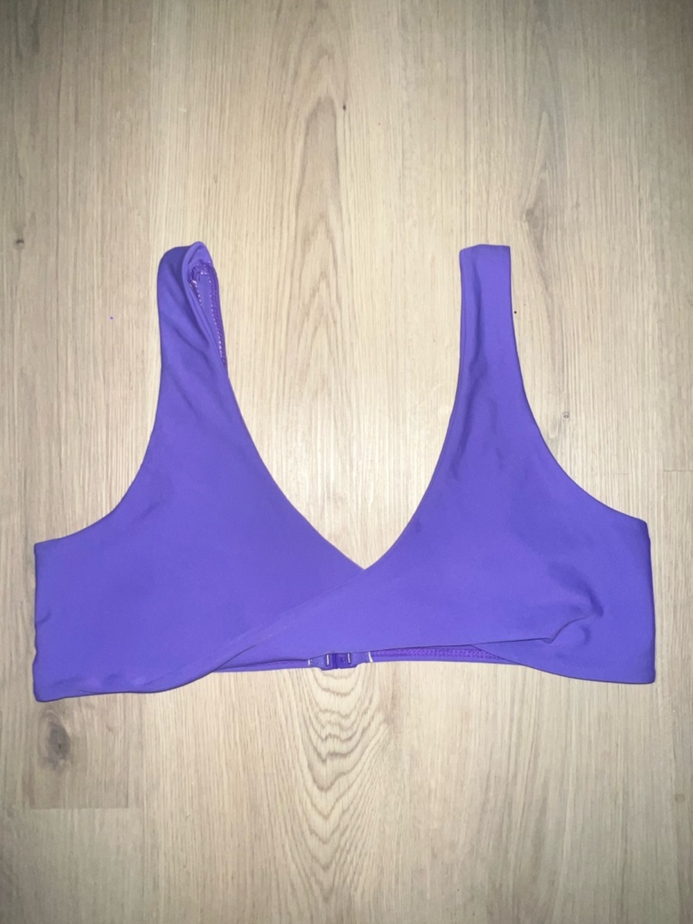 Collusion Purple Twist Front Bikini Top Size 10 | Trendy Swimwear